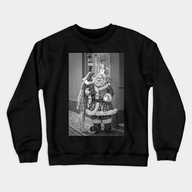 Asking Santa Crewneck Sweatshirt by Errne